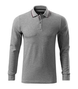 POLO 258 Contrast Stripe LS MAN