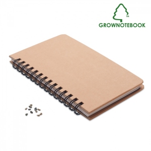 ekologiczny zeszyt z nasionami, GROWNOTEBOOK, MO6225-13