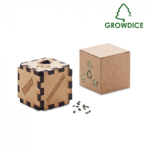 drewniana kostka z nasionami, GROWDICE, MO6227-13