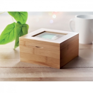 Bambusowe pudełko na herbatę CAMPO TEA, MO9950-40