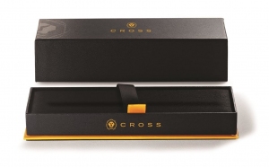 długopis Cross Bailey chromowany z elementami pokrytymi 23k złotem z logo