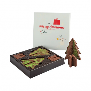 ZESTAW CZEKOLADEK CHOINKA CHOCO PUZZLE 3D